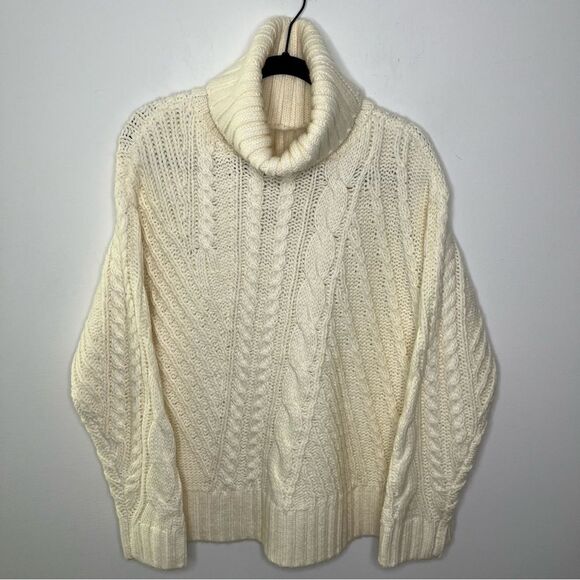Song of Style Nantale Cable Knit Turtleneck Sweater XS - Picture 2 of 6